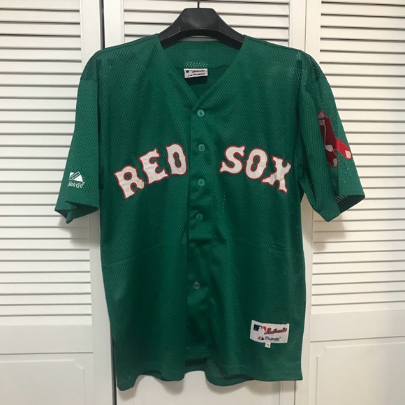 green red sox jersey